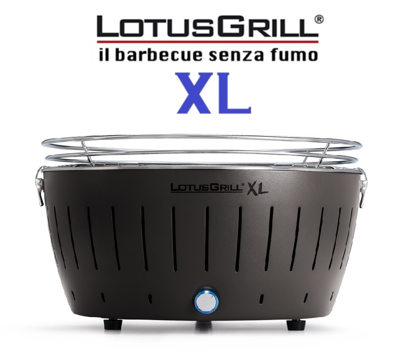 BARBECUE PORTATILE A CARBONELLA/USB - BBQ LOTUSGRILL XL ANTRACITE